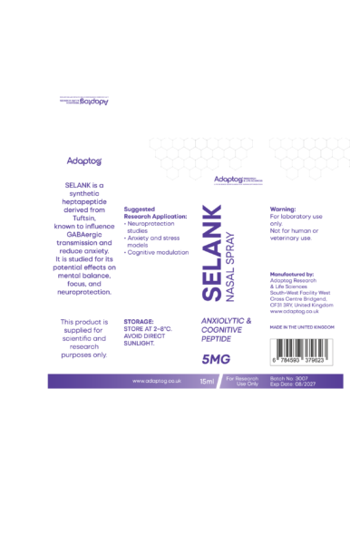 Selank Nasal Spray