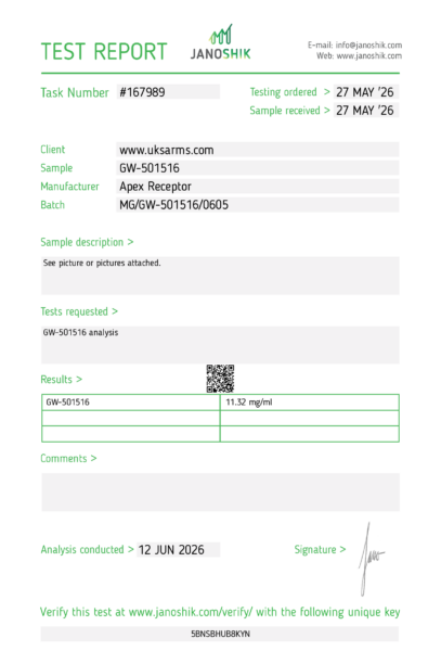 4aaaq Cardarine (GW501516)